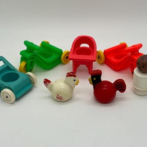 Vintage Fisher Price loose little people lot
