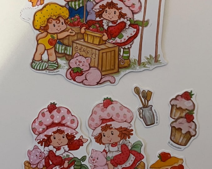 Strawberry Shortcake Loose Stickers Set of 45 - Etsy