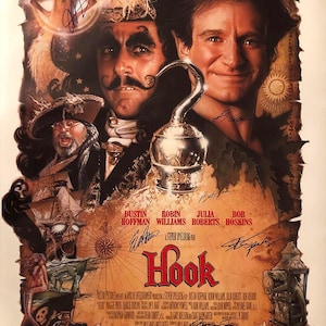 Signed Hook Movie Poster - Etsy