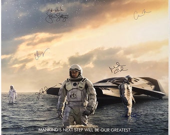 Signed Interstellar Movie Poster - Etsy