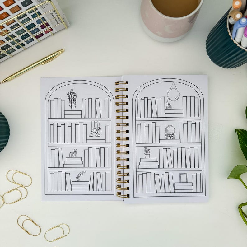 Reading Tracker Journal, Softcover Book Review Planner image 9