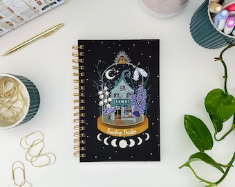 Spooky Bookshop Reading Journal, Book Tracker, Book Club Gift