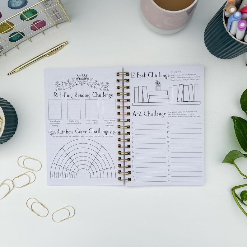 Reading Tracker Journal, Softcover Book Review Planner image 16