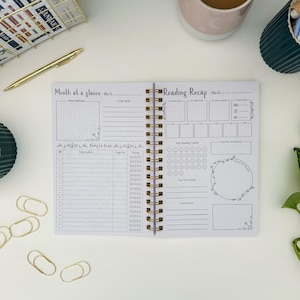 Reading Tracker Journal, Softcover Book Review Planner image 15