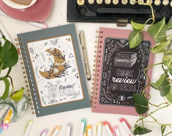 Book Review Journal: Reading Log with 100 Review Pages