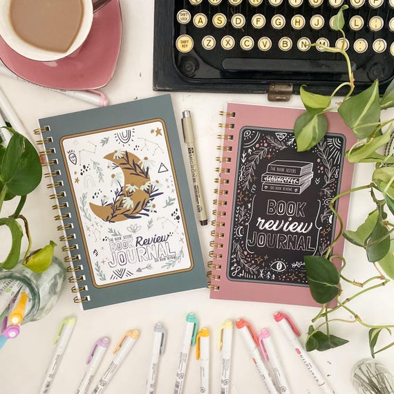 Book Review Journal: Reading Log with 100 Review Pages