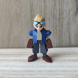 FFVII Figure Cid Lowpoly Final Fantasy 7