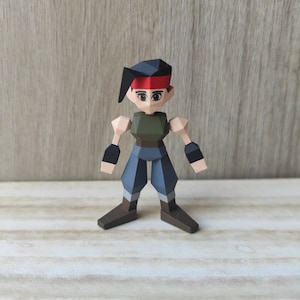 FFVII Figure Biggs Lowpoly Final Fantasy 7