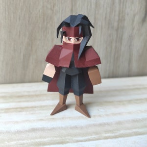 FFVII Figure Vincent Lowpoly Final Fantasy 7