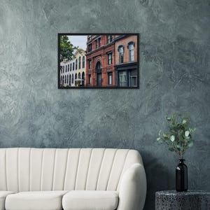 Savannah Cotton Exchange Framed Canvas Art - Elegant & Sustainable Decor for Home