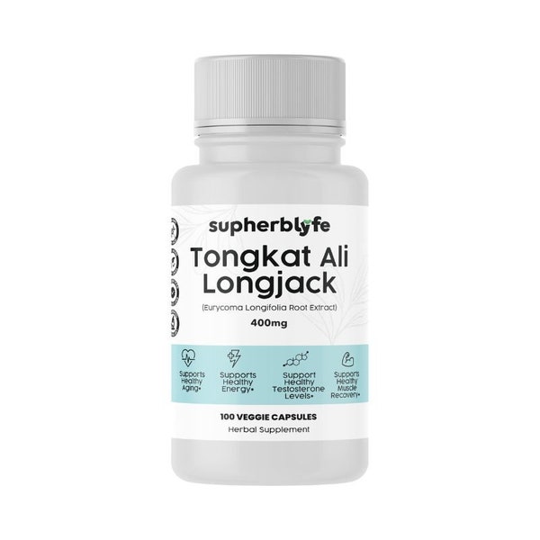 1 Tongkat Ali Longjack Pure Root Extract 100s Herbal Vegan Capsules
