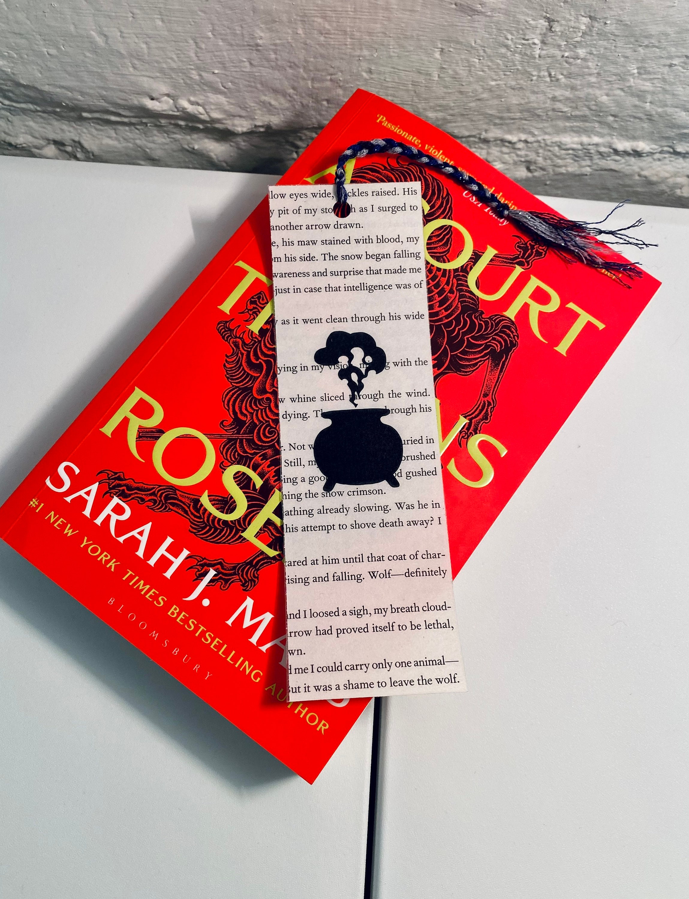 A Court of Thorns and Roses Inspired Bookmarks Etsy