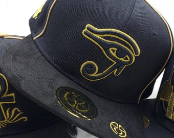Eye Of Ra outline Hat - Afrocentric Hat-Gift, Eye of Ra Gifts
