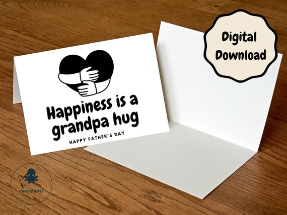 Printable Father's Day Card for Grandpa Instant Download - Etsy