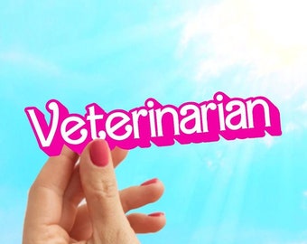 Veterinarian Sticker - Graduation Gift for Vet Students