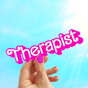 Therapist Sticker: Mental Health Gift, Psychology Graduate