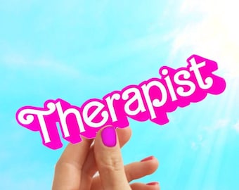 Therapist Sticker: Mental Health Gift, Psychology Graduate