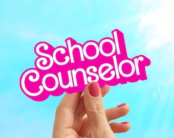 School Counselor Vinyl Sticker – School Counseling Gift