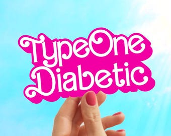 Type One Diabetic Vinyl Sticker – Awareness Decal