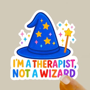 Therapist Sticker: Mental Health Humor Gift bild 1