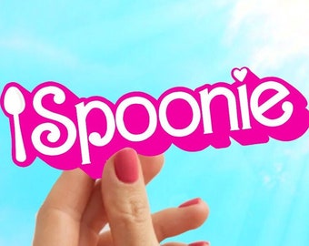 Spoonie Vinyl Sticker: Chronic Pain Awareness Gift