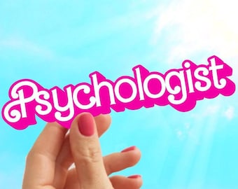 Psychologist Sticker: Mental Health Gift