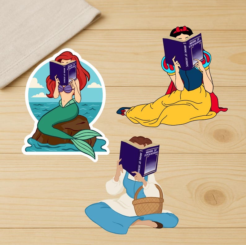 Psychology Princess Vinyl Sticker: Therapist Gift image 3