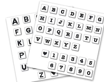 Friendship Bead Stickers - Friendship Bead SVG - Digital Download - Friendship Bracelet Font