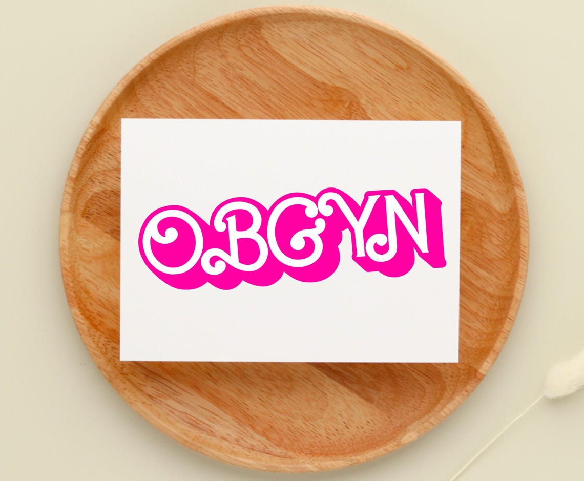 OBGYN Sticker - OBGYN Decal - Etsy