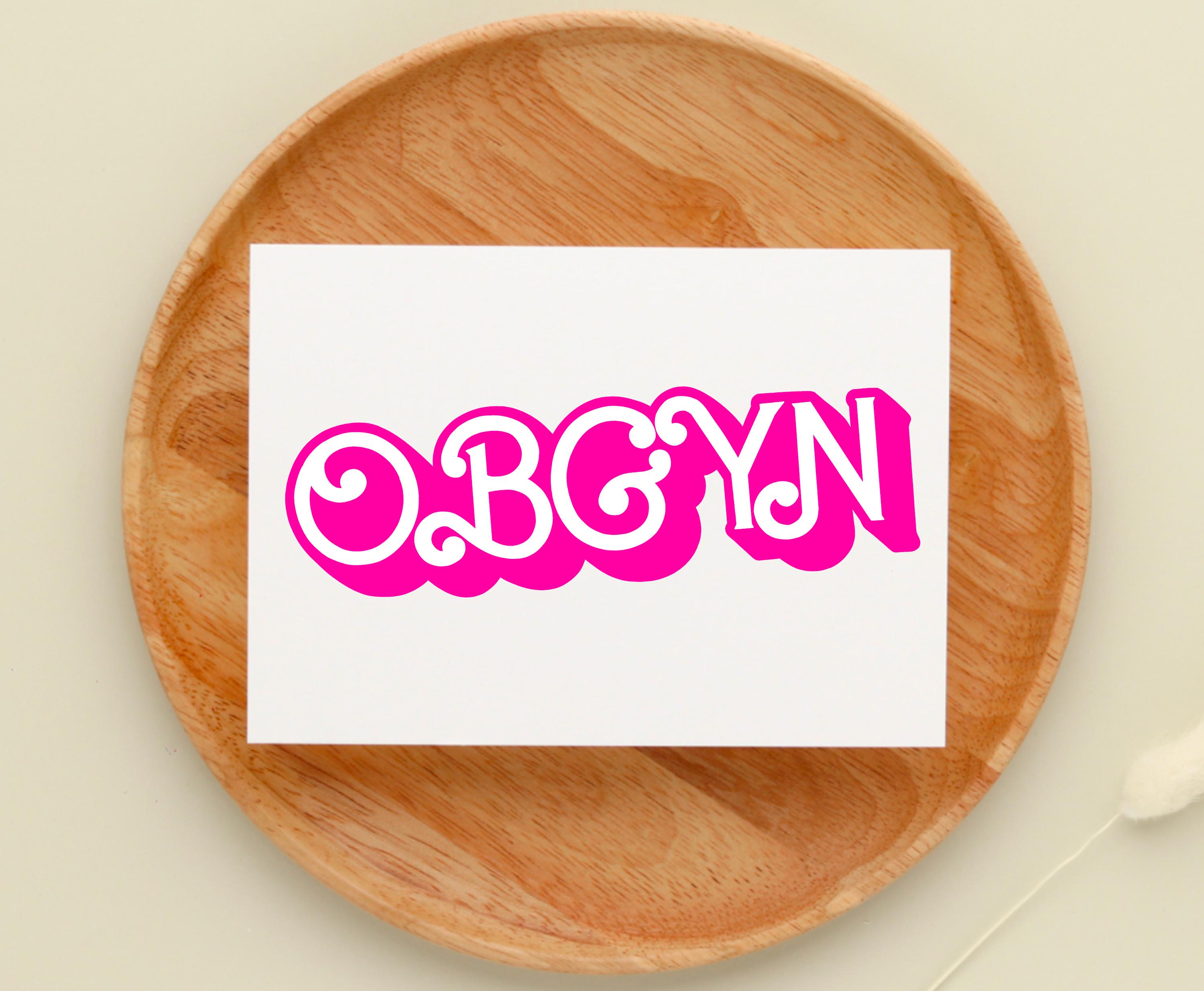 OBGYN Sticker - OBGYN Decal - Etsy