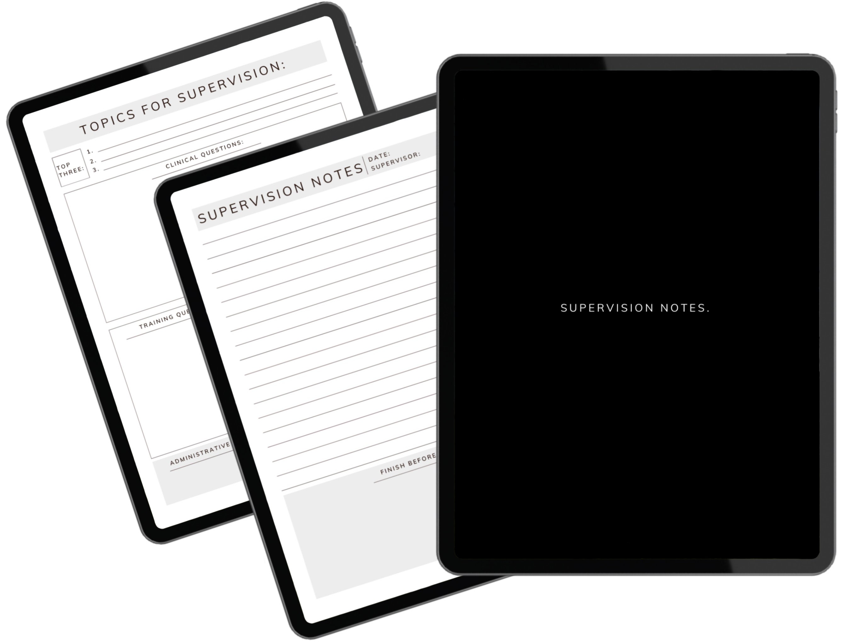 Supervision Notebook for Therapists, Social Workers, and Graduate Students