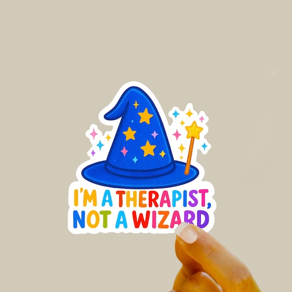 Therapist Sticker: Mental Health Humor Gift