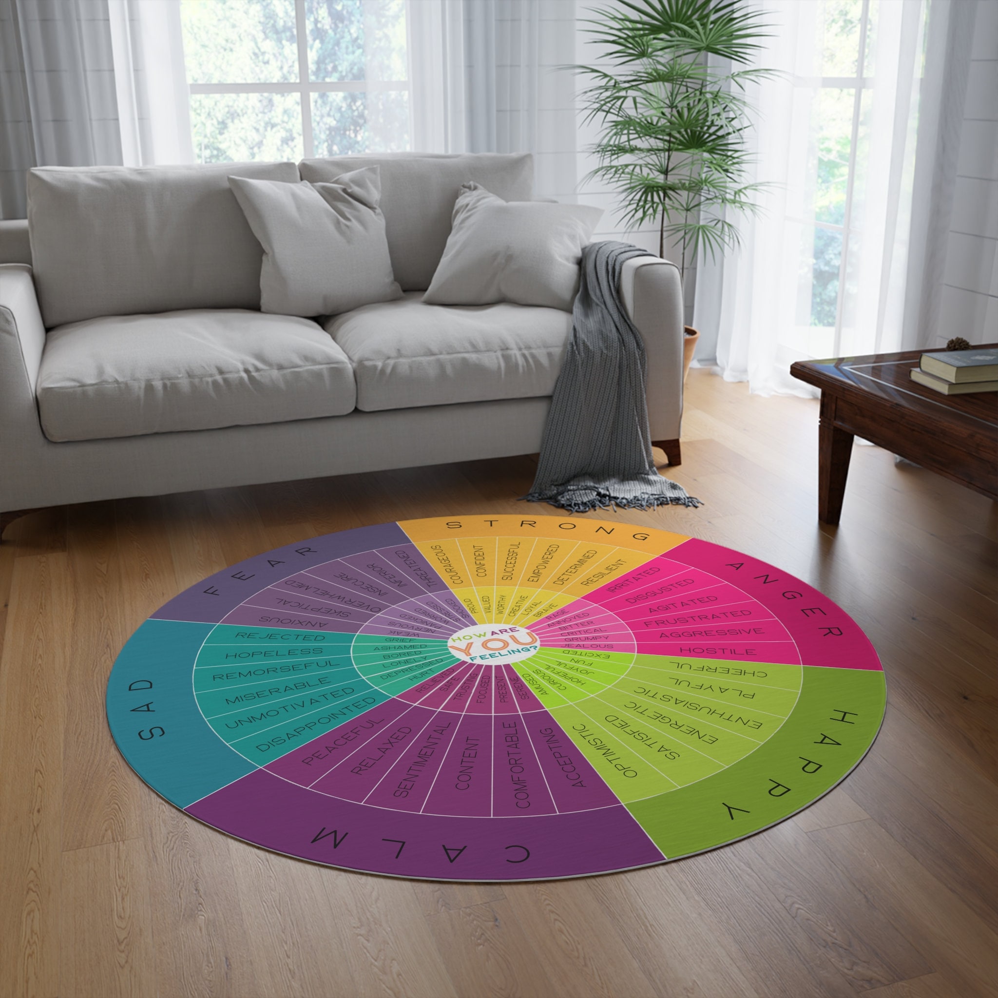 Emotions Wheel Rug (60”)