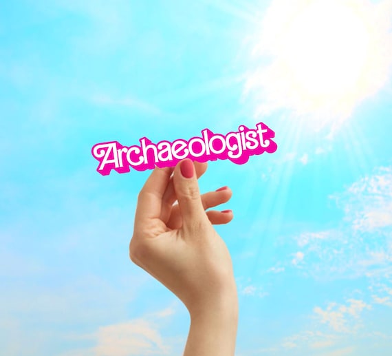 Archaeologist Sticker - Pink Archaeologist Decal