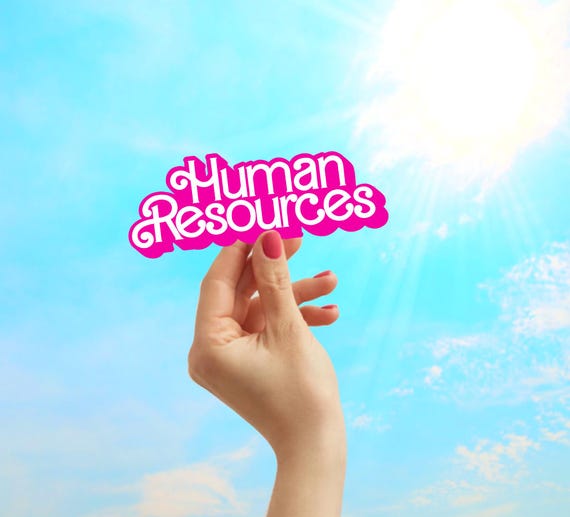 Human Resources Vinyl Sticker: HR Gift