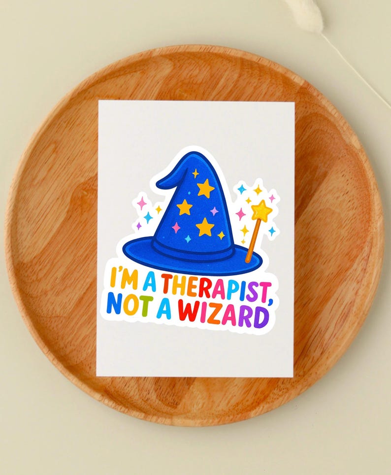 Therapist Sticker: Mental Health Humor Gift bild 2