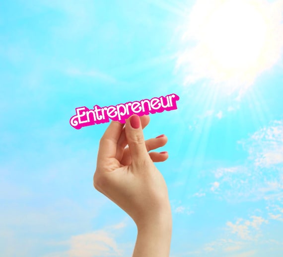 Entrepreneur Sticker - Female Entrepreneur Decal