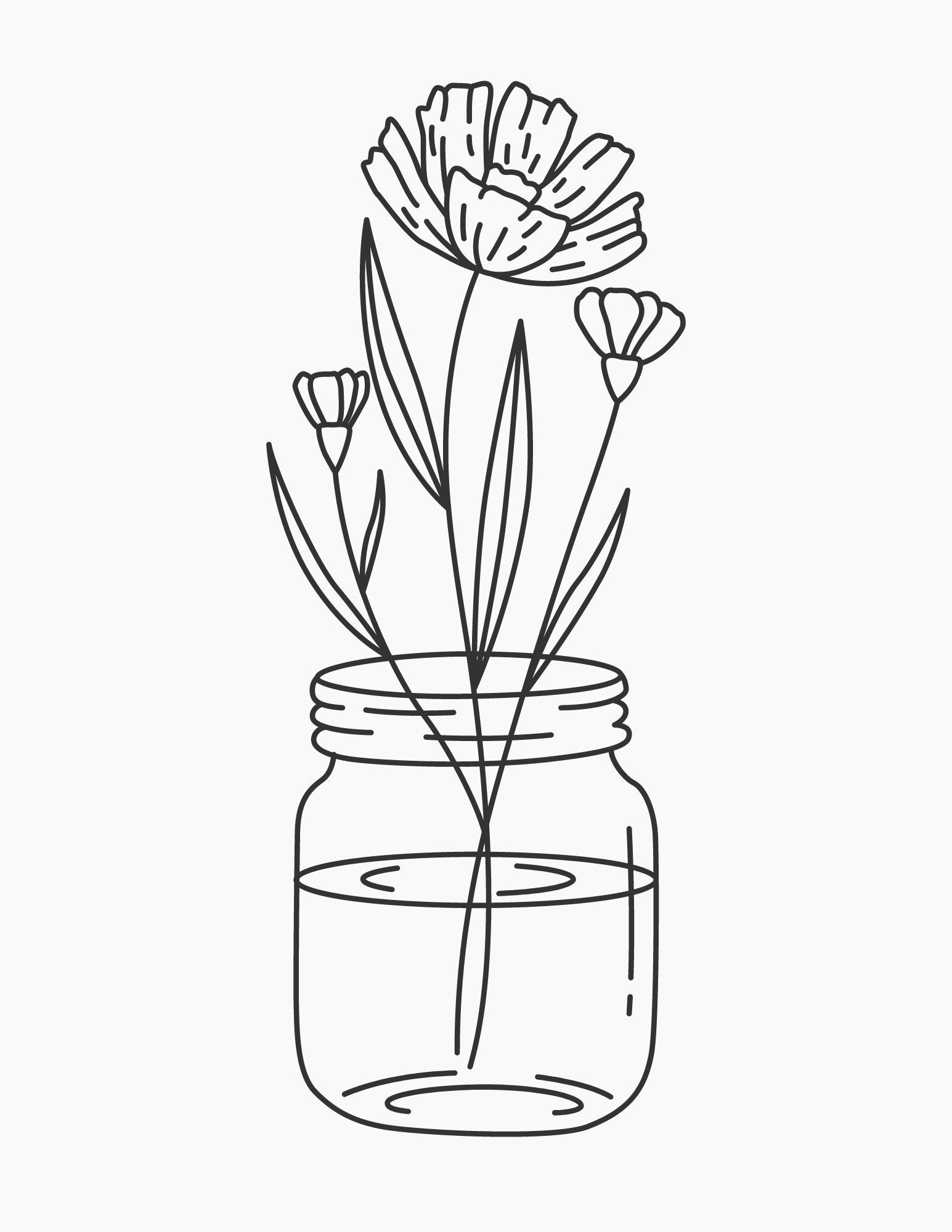 Mason Jar Printable - Etsy