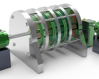 Magnet Motor Free Energy Generator Harold Miller 3D Model DIY