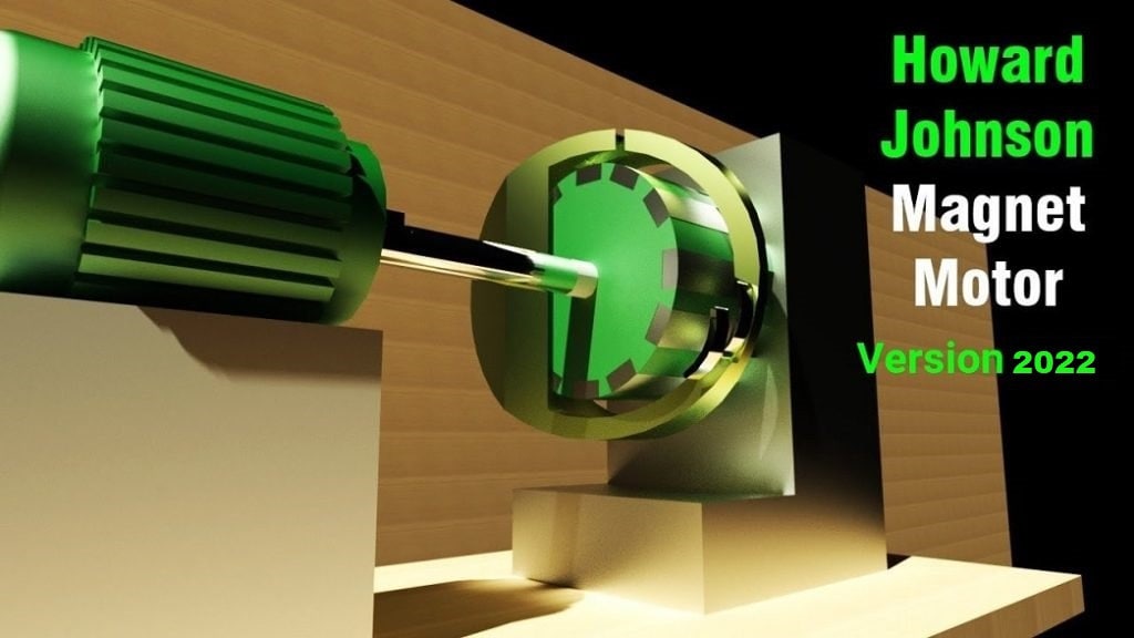 Magnetmotor Freie Energie Generator Mike Brady 3D Modell DIY Plans