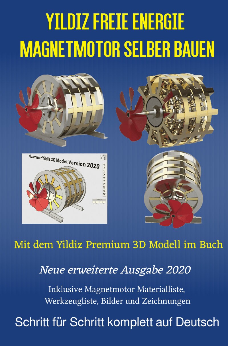 Motor Free Energy Generator Muammer Yildiz 3D Model DIY Plans New 2022 Multi Language Etsy