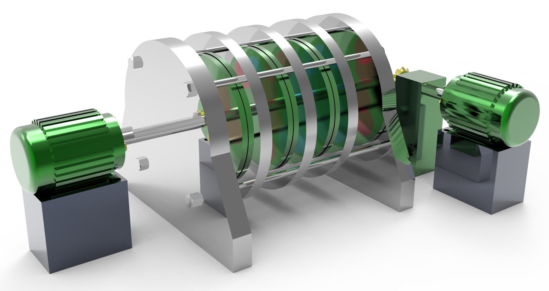 Magnetmotor Freie Energie Generator Mike Brady 3D Modell DIY Plans