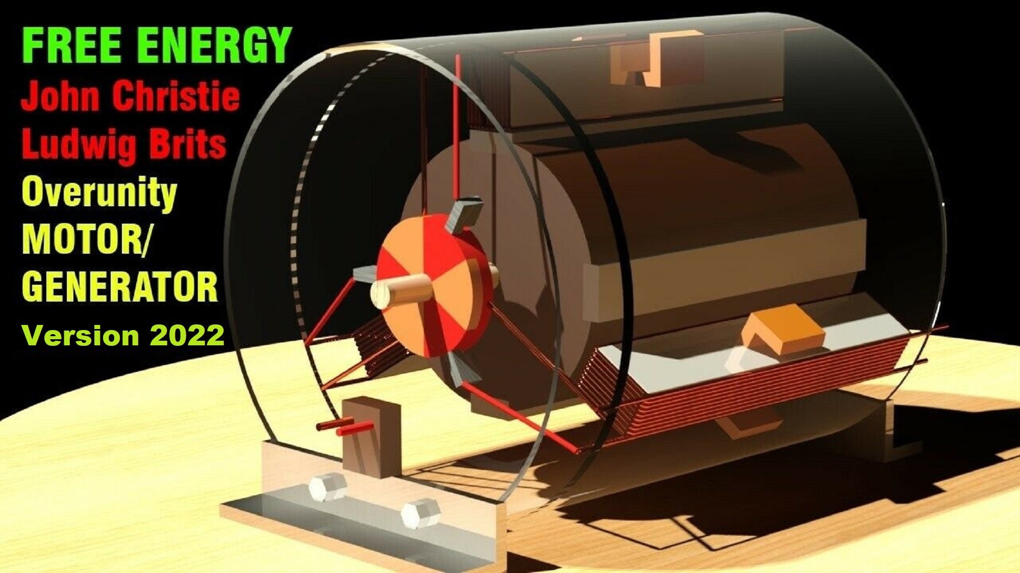 Magnet Motor Free Energy Generator John Christie 3D Model