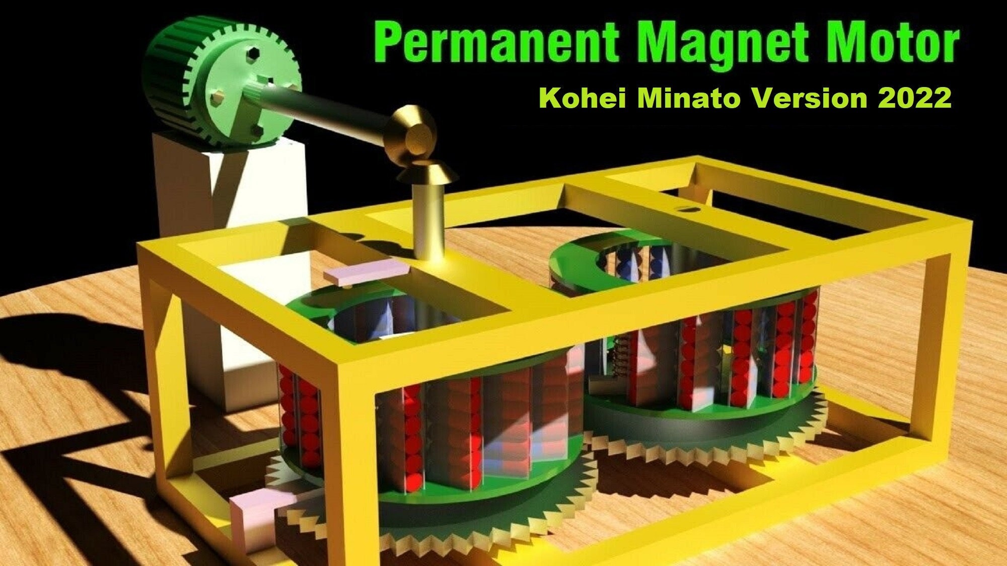 Générateur dénergie libre de moteur magnétique Kohei Minato Modèle 3D Plan  de bricolage Nouveau 2022 Multi Langue -  France