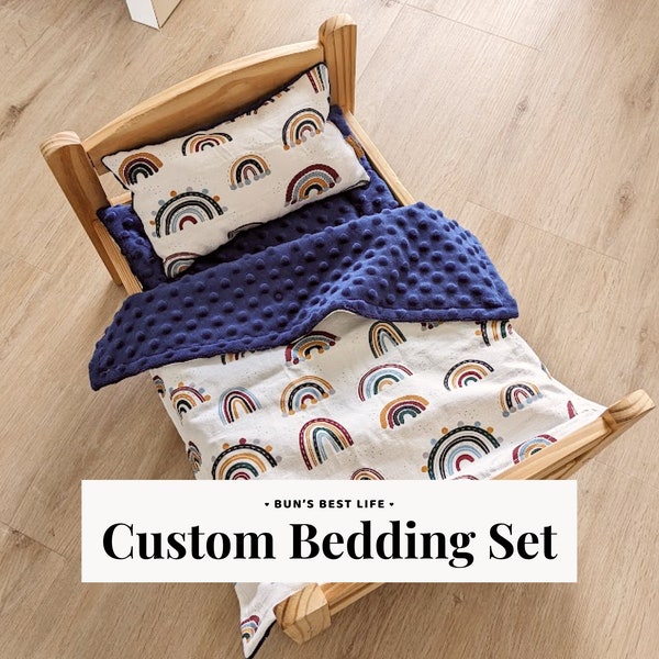 Hochwertige Bettwäsche für das IKEA DUKTIG Puppenbett