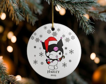 Hello Friends, Ornament, Weihnachtsschmuck, Kawaii Style, Kawaii Anime Ornamente, Zeichentrickfigur, home deco, Weihnachten, Ornament, Geschenk