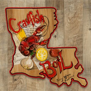 Louisiana Crawfish Boil-A Canvas Print