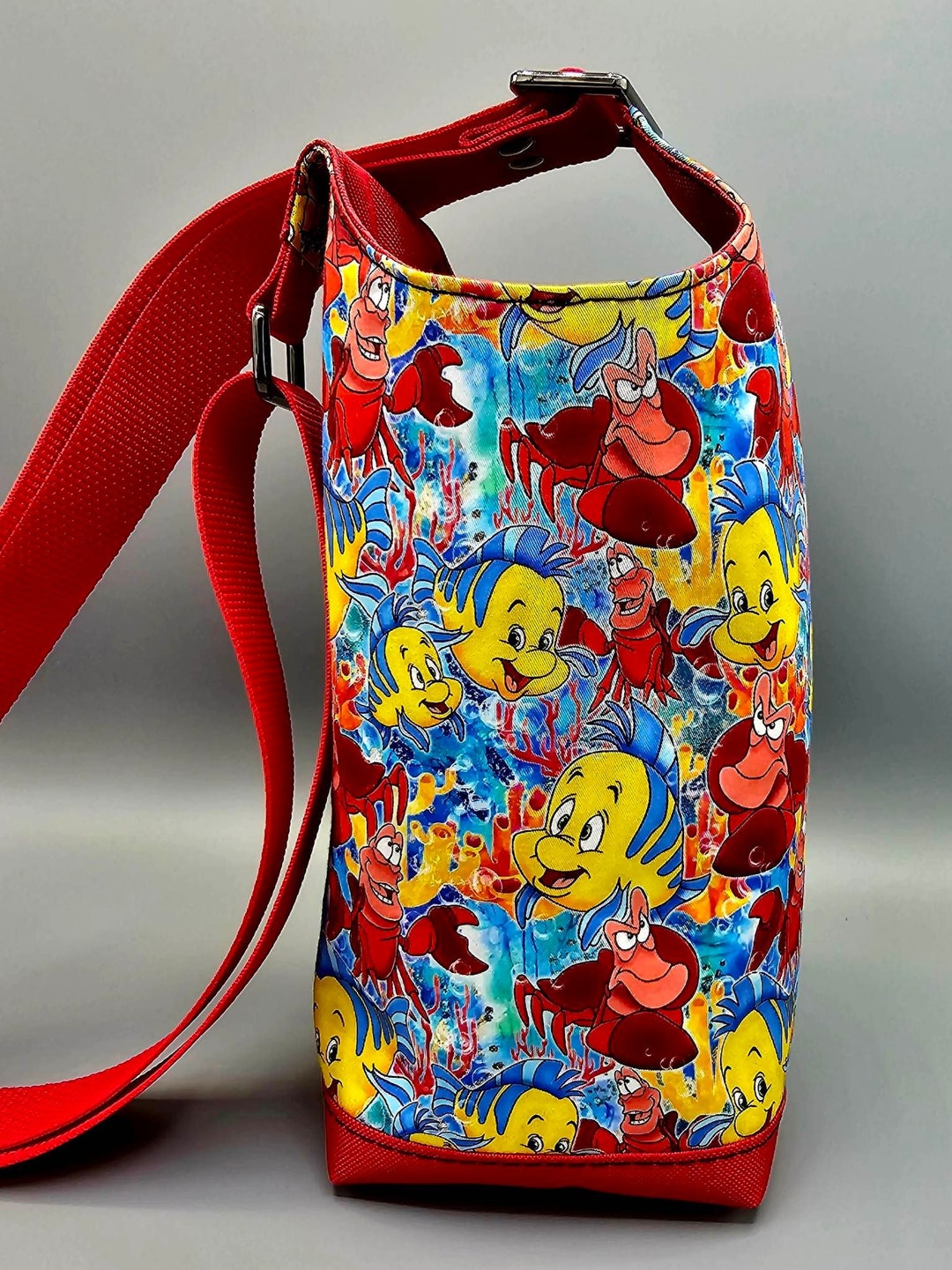 Arial Inspired Water Bottle Holder Crossbody Bag Etsy