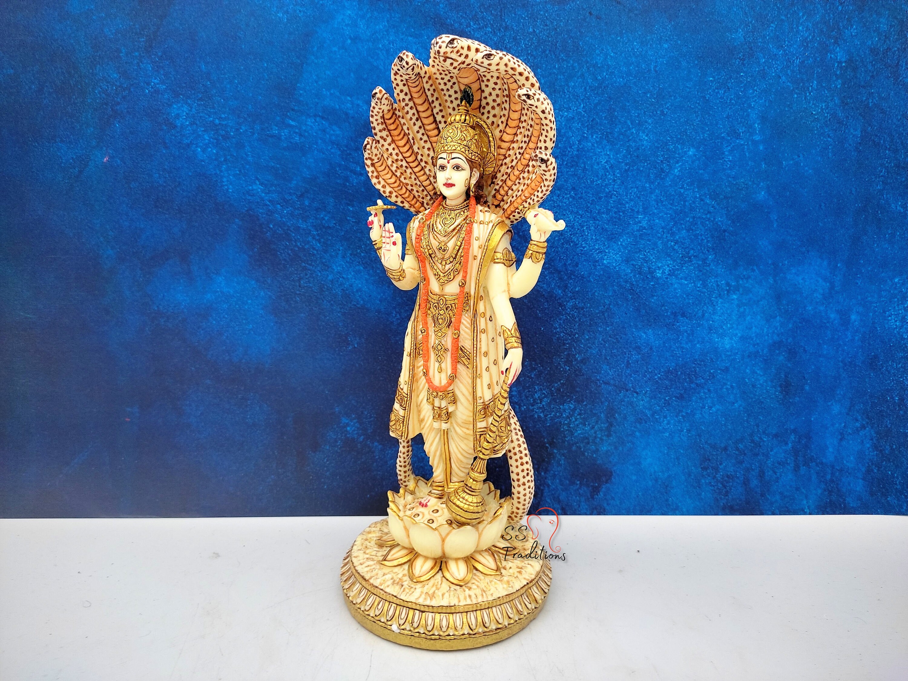 Vishnu Statue Lord Vishnu Statue Cultured Marble Vishnu Etsy Australia