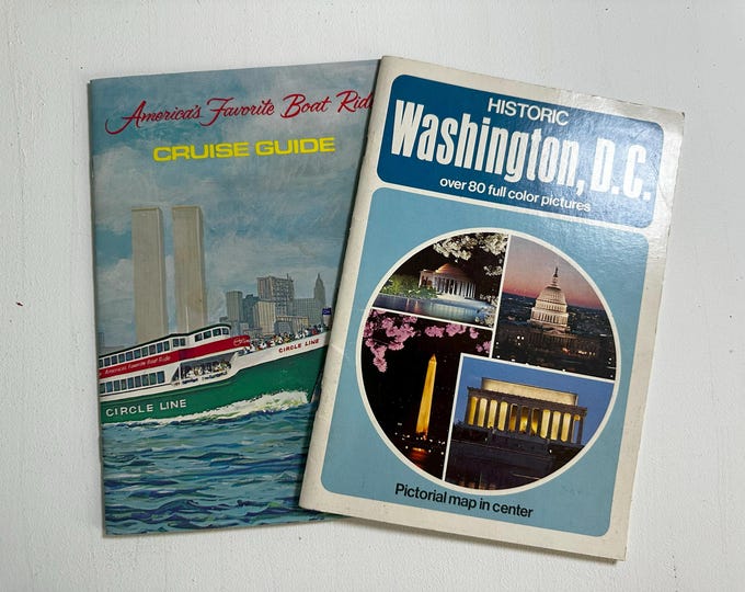 Two Vintage 1970's Historic Guides & Pictorial Map Books. Perfect for ...